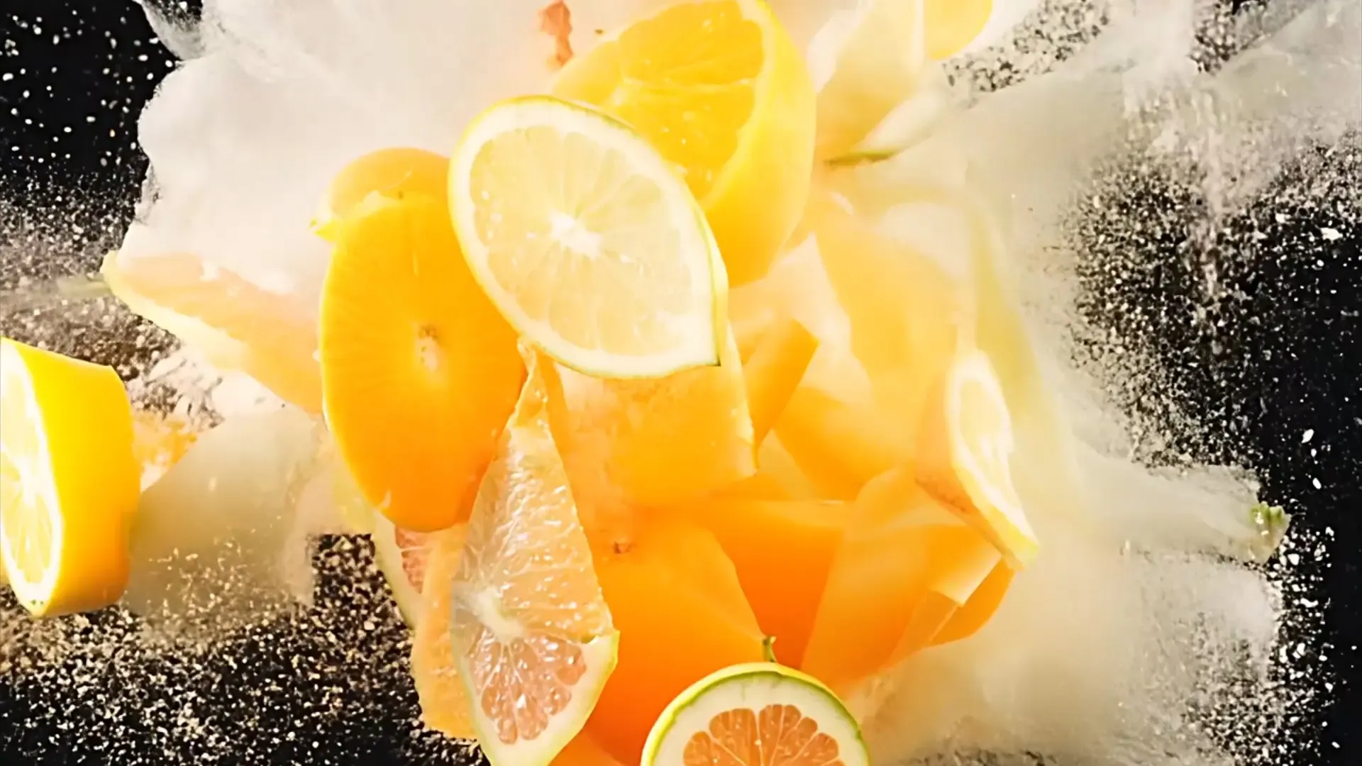 Juicy Citrus Splash Overlay for Logo Reveal Animation